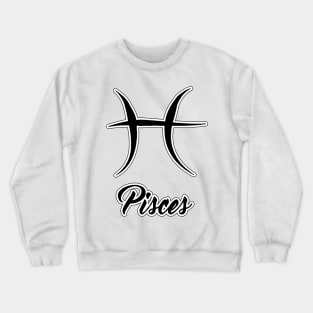 Pisces Zodiac Design Crewneck Sweatshirt